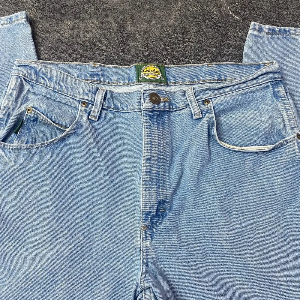 Cabela's Men’s Classic Denim Straight Relax Fit Jeans Size 36/30
